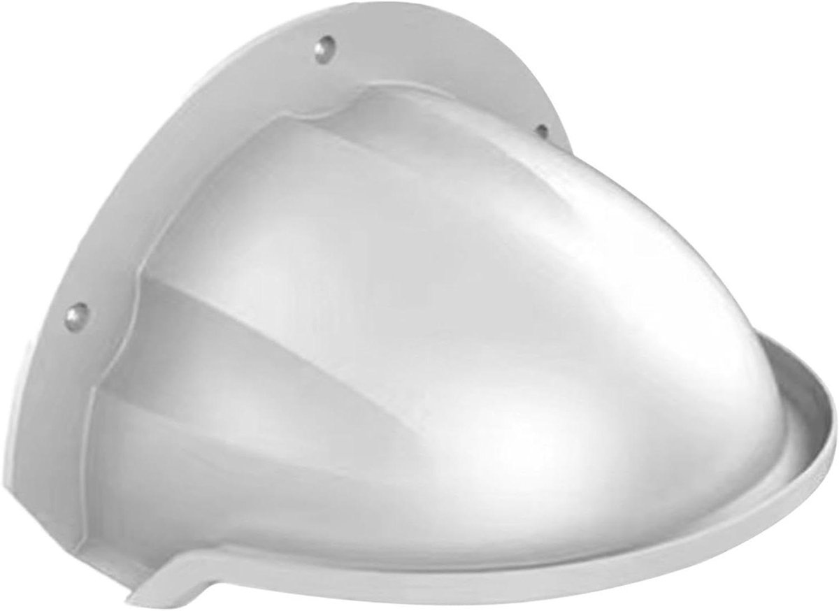 Camera Regenhoes - Beschermkap - Buiten Beveiligen - Stevige ABS Constructie - 30 x 24 cm - Wit