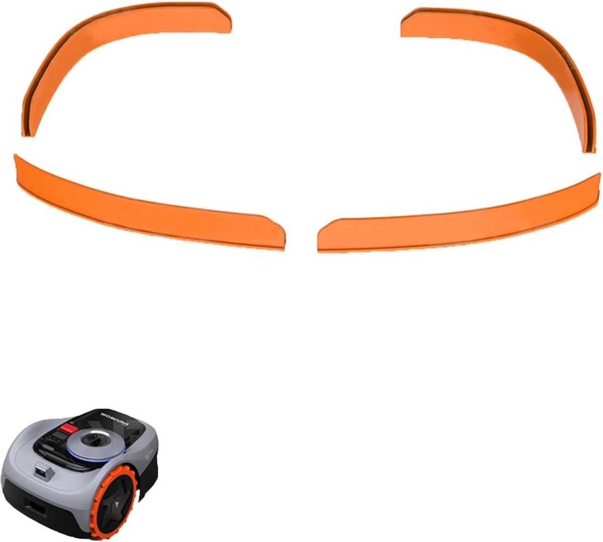 Randbescherming voor Segway Navimow i105Ei 108E bumperbeschermers accessoireset anti-botsingsband voor robotmaaier