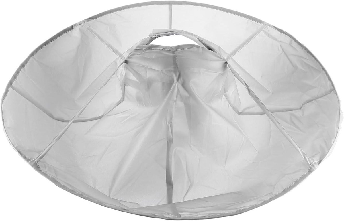 Kappersmantel - Haar Paraplu - Haarknippen Thuis - Waterdicht Materiaal - 60 x 60 cm - Wit