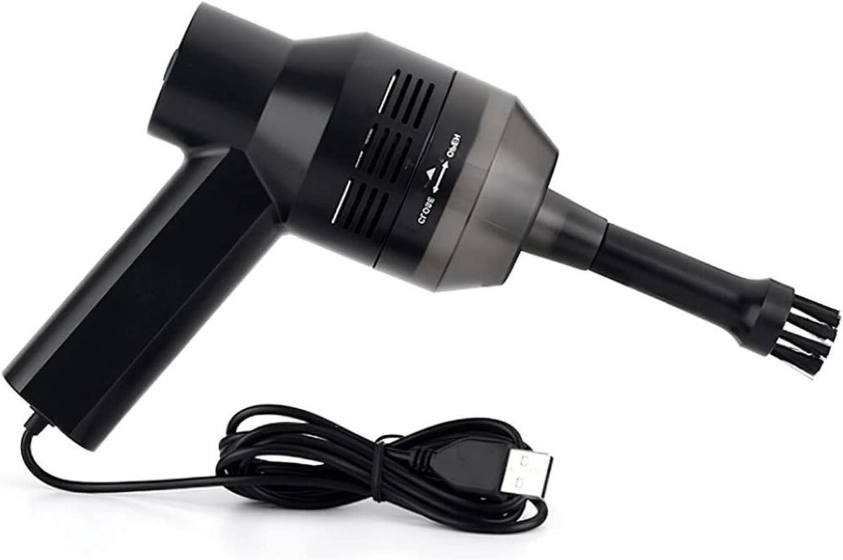 Draagbare Stofzuiger - Handstofzuiger Auto - Snelle Reiniging Thuis - Sterke Zuigkracht - 12 Volt - Zwart
