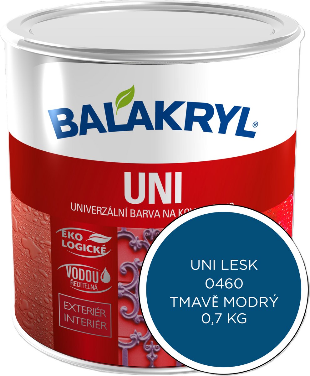 Balakryl UNI Glans 0,7kg, 0460 donkerblauw