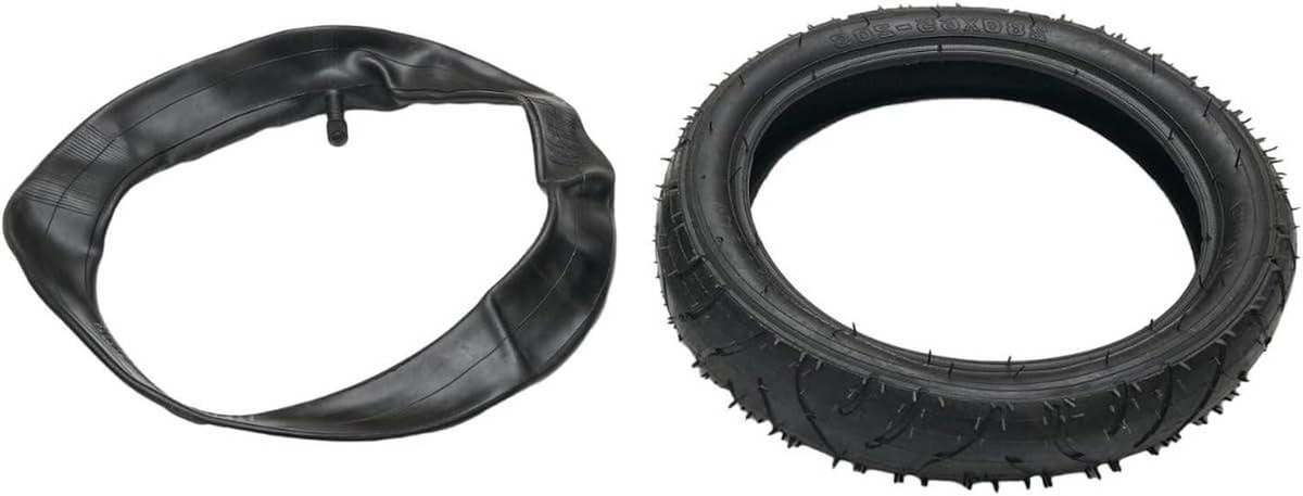Kinderwagenslang - Banden set - Fietsen en rijden - Duurzaam rubber - 12 inch - Zwart