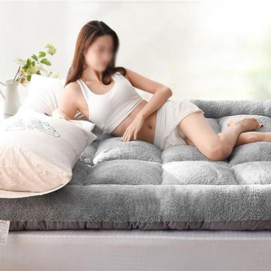 Japanse futonmatras - Vloermatras slaapmat - Ruimtebesparend slapen - Opvouwbaar en draagbaar - Set van 2 - Niet gespecificeerd — afbeelding 5