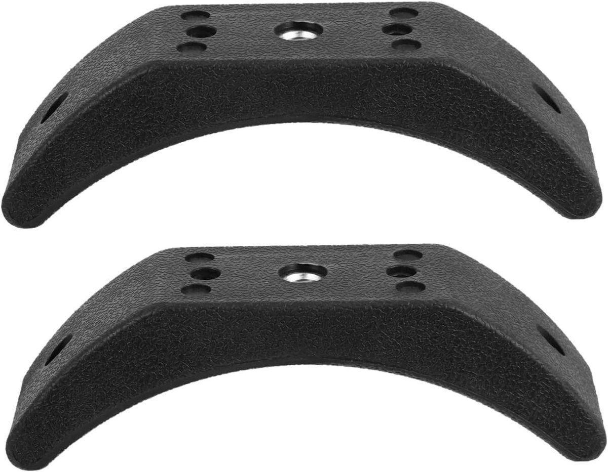 Dumbbell Houders - Fitness Accessoire - Gewichten Opbergen - Hollow PP Materiaal - 16 cm Lengte - Zwart