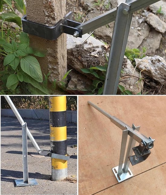 Boomstronk en paaltrekker - Wortelverwijderaar Grijper - Tuinonderhoud Klaren - Verstelbare Klemmaten - 100 cm Stang - Zwart — afbeelding 5