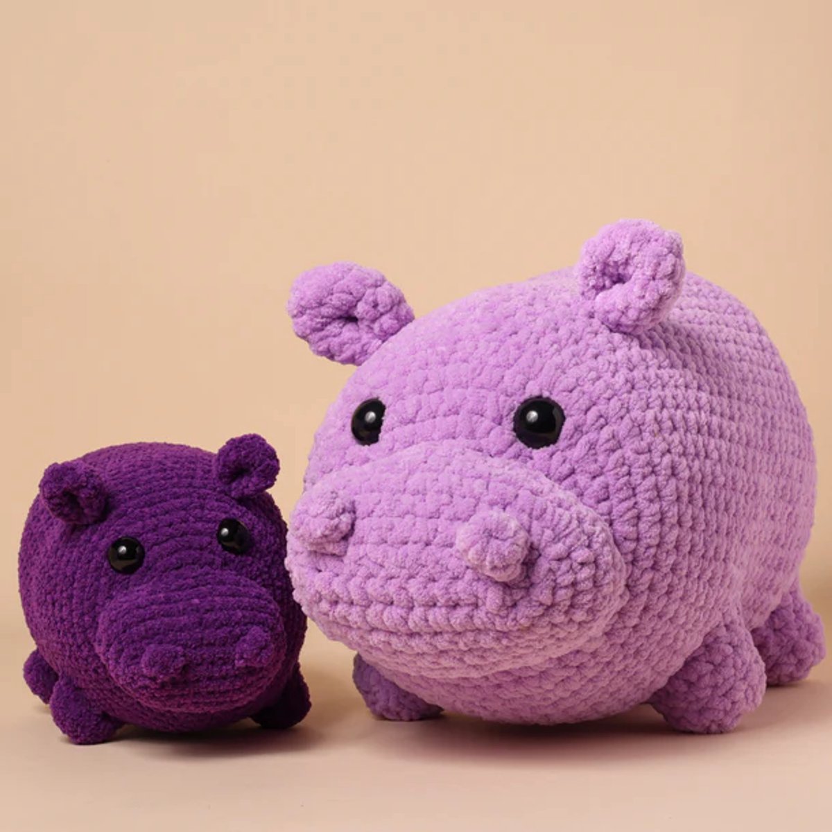 Muffin het nijlpaard uit Chubby Crew (gemaakt met Little darling) zonder patroonboekje