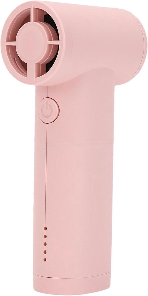 Draagbare Handventilator - Oplaadbare Ventilator - Buiten Koelen - 5000 mAh Batterij - 12D x 6B x 4H cm - Roze