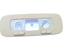Plafondlamp Auto - Interieurverlichting Leeslamp - Auto Verlichten - Anti-verblindingsontwerp - 1x1x1 cm - Beige