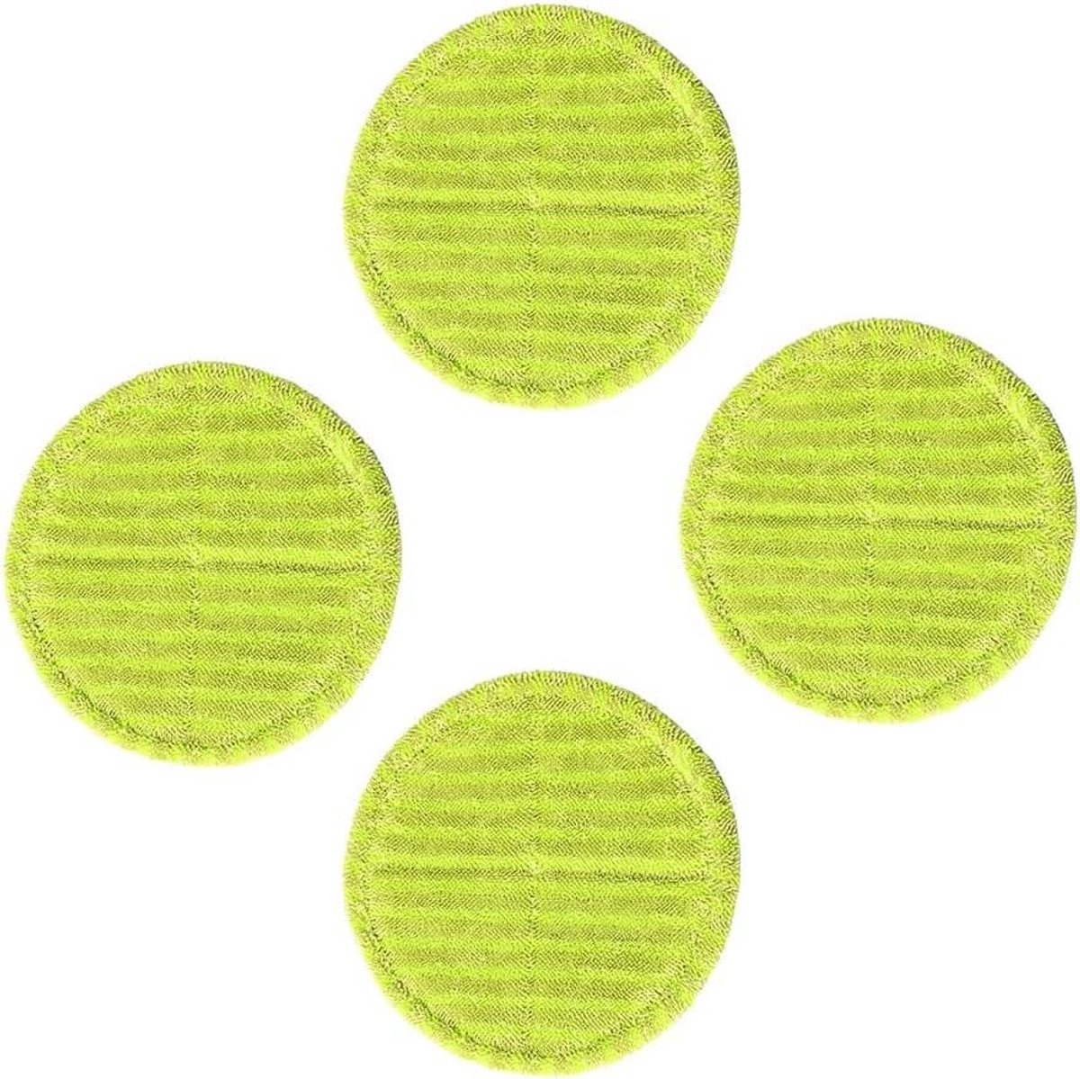Mop Pads - Microfiber Pads - Vloeren Schoonmaken - Zwevend Ontwerp - 4 stuks - Groen