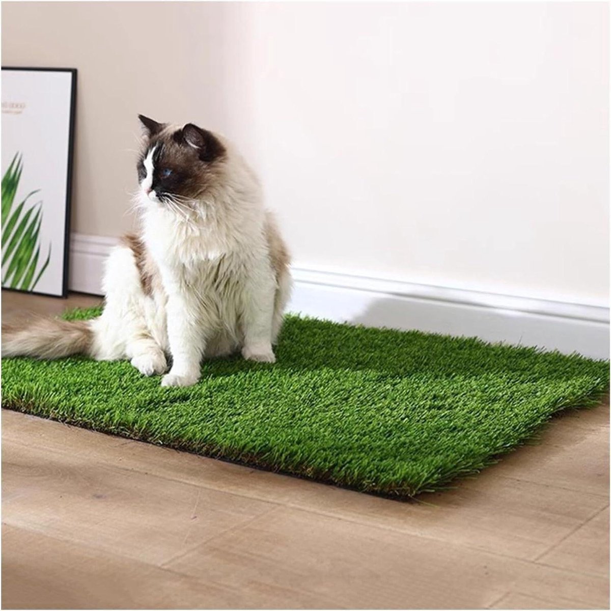 Kunstgras Tapijt - Nepgras Gazonmat - Buiten Decoratie - UV-bestendig Weerbestendig - 100x400cm 2cm Dikte - Groen