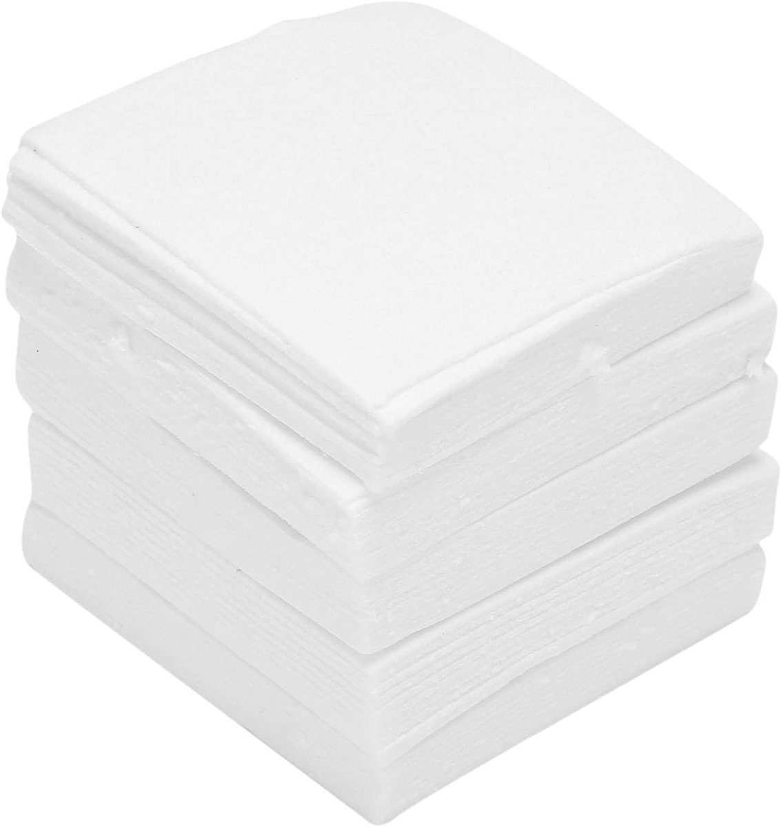 Glas Fusing Papier - Keramisch Vezelpapier - Glas Fusing - Voorkomt Plakken - 70 x 70 mm - Wit