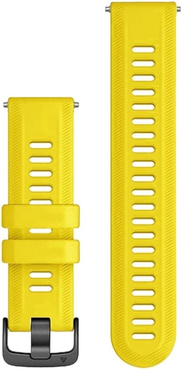 Siliconen Horlogeband - Polsband Garmin - Sportactiviteiten - QuickFit Systeem - 22 mm - Agaat
