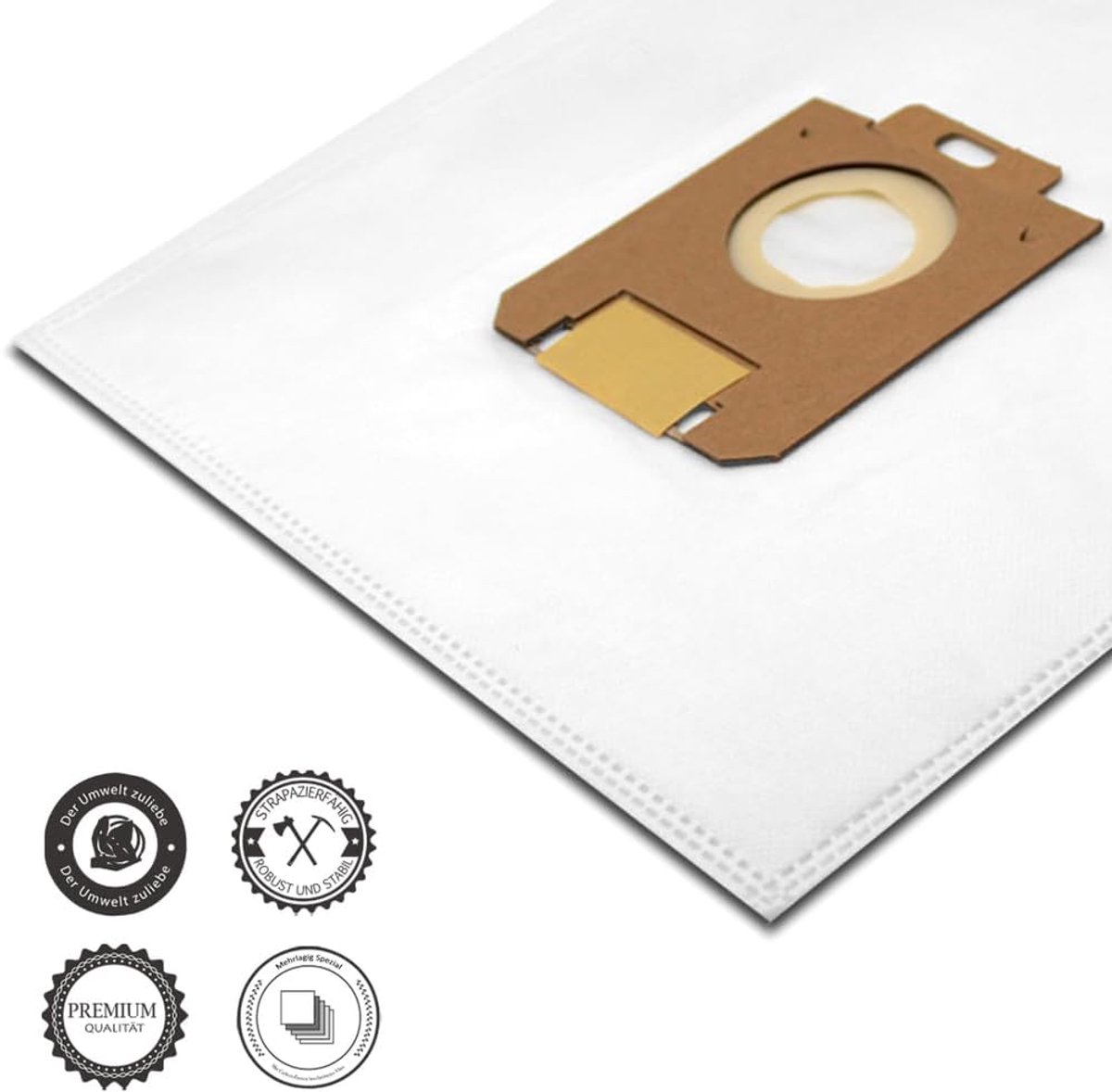 Stofzuigerzakken - Stofzakken Vlies - Stofzuigen Huis - 5-laags Vlies - 20 stuks - Wit