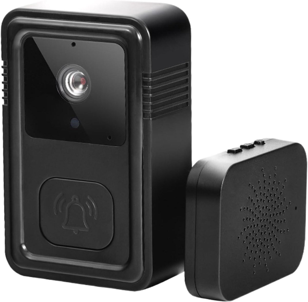 Slimme Deurbel Camera - WiFi Deurbel Beveiliging - Huis Beveiligen - Tweerichtingsaudio Nachtzicht - 17.8 x 10 x 3.2 cm