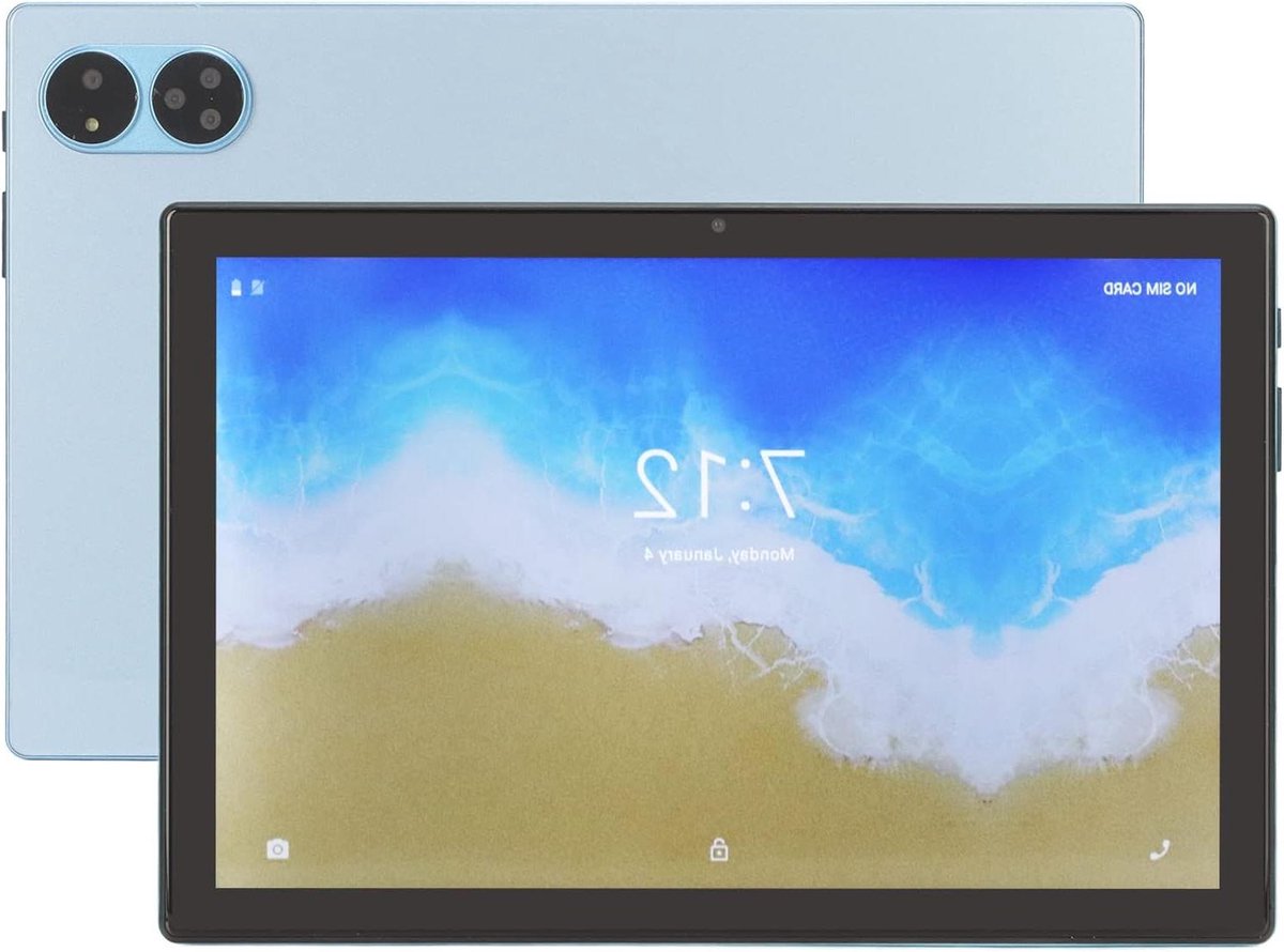 Android Tablet - 10 Inch Tablet - Entertainment en Werk - HD IPS Scherm - 10.1 Inch - Blauw