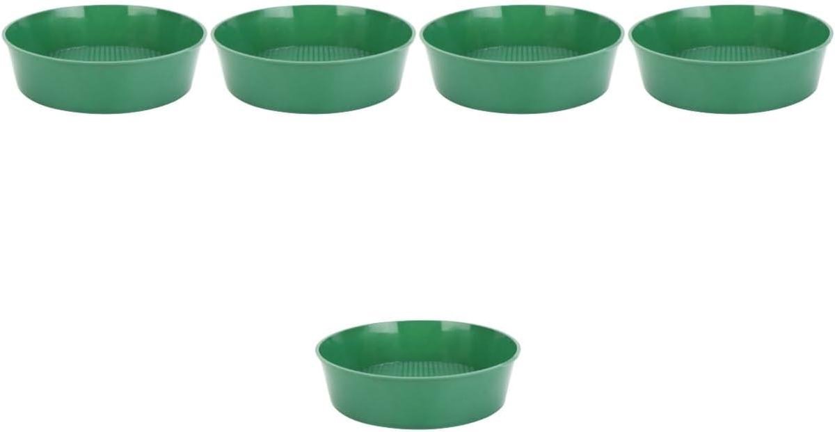 Tuin Zeef - Grondzeef Compostzeef - Grond Zeven - Lichtgewicht Handzaam - 20 x 20 x 25 cm - Groen