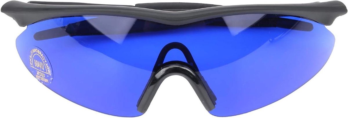 Zoekbril Golf - Golfbril Zoeker - Ballen Vinden - Efficiënte Lichtblokkering - 19 x 9 x 6 cm - Zwart