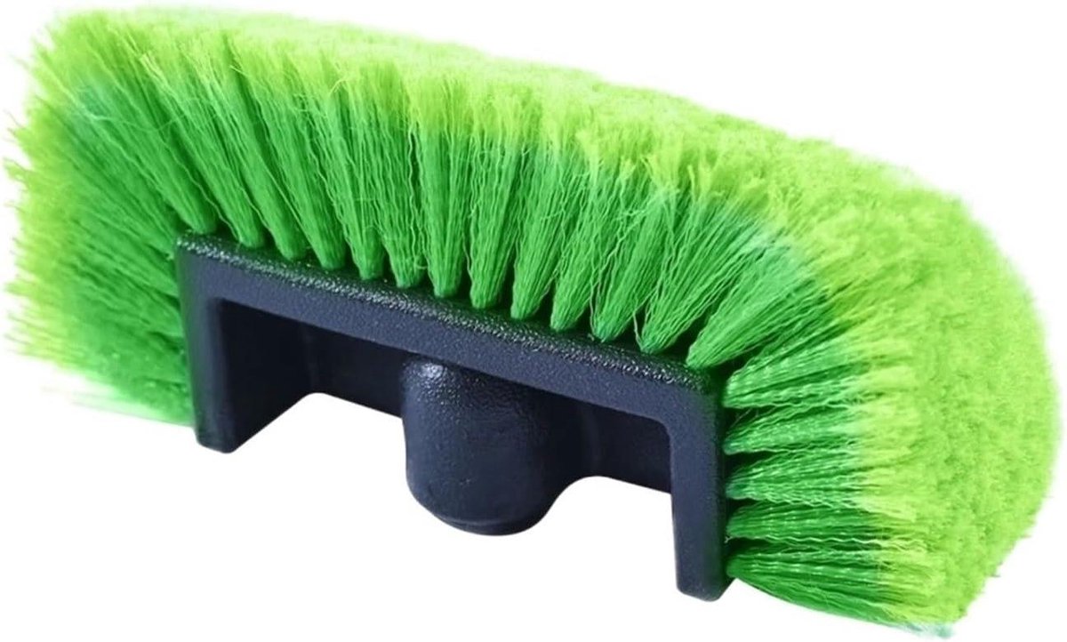 Reinigingsborstel Auto - Wasborstel Lange Steel - Ruiten Wassen - Geïntegreerd Sproeisysteem - 2 Stuks - Groen