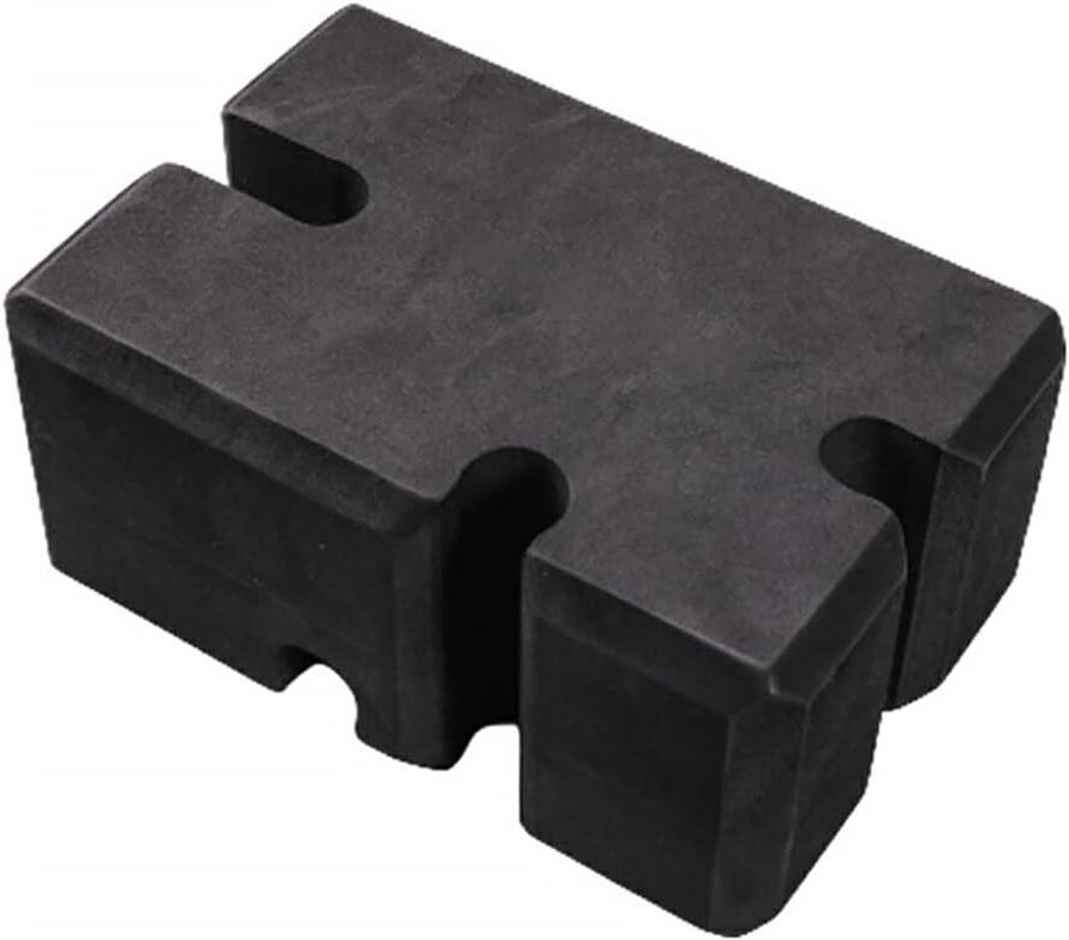 Bankdrukken Blokbord - Gewichtheffen EVA Blok - Krachttraining Thuis - 4 Hoogtes Instelbaar - 22x15x10.2 cm - Grijs