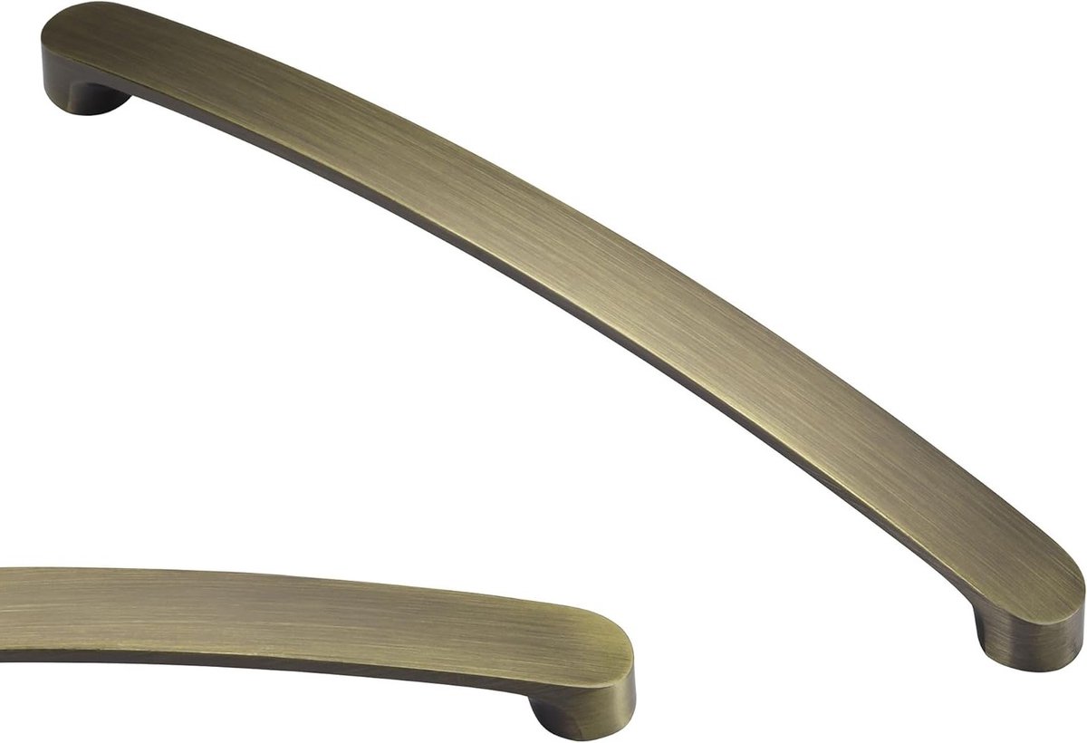 Moderne Mat Messing Kastgrepen - 6 Stuks, 160mm Gatafstand, Duurzaam Keukenaccessoire voor Meubels