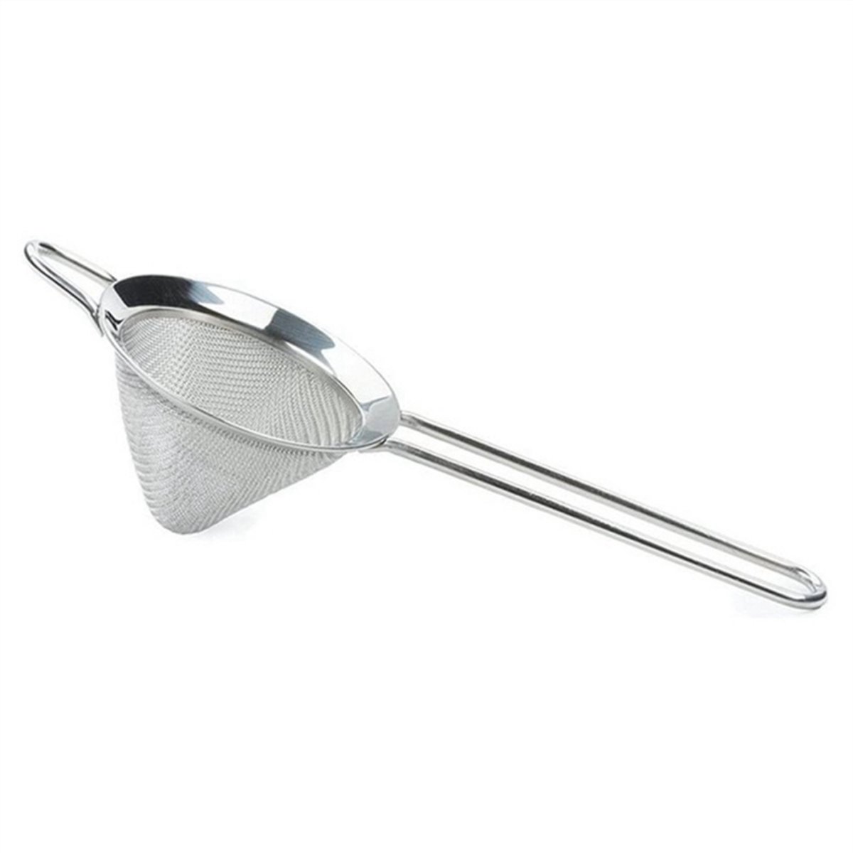 Fijne cocktailzeef van roestvrij staal, kegelvormige zeef, baraccessoire