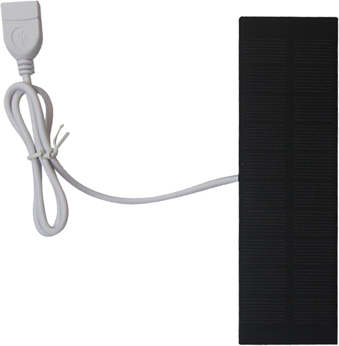 Draagbaar Zonnepaneel - Zonne Oplader - Apparaten Opladen - Snel Opladen - 3W - Zwart