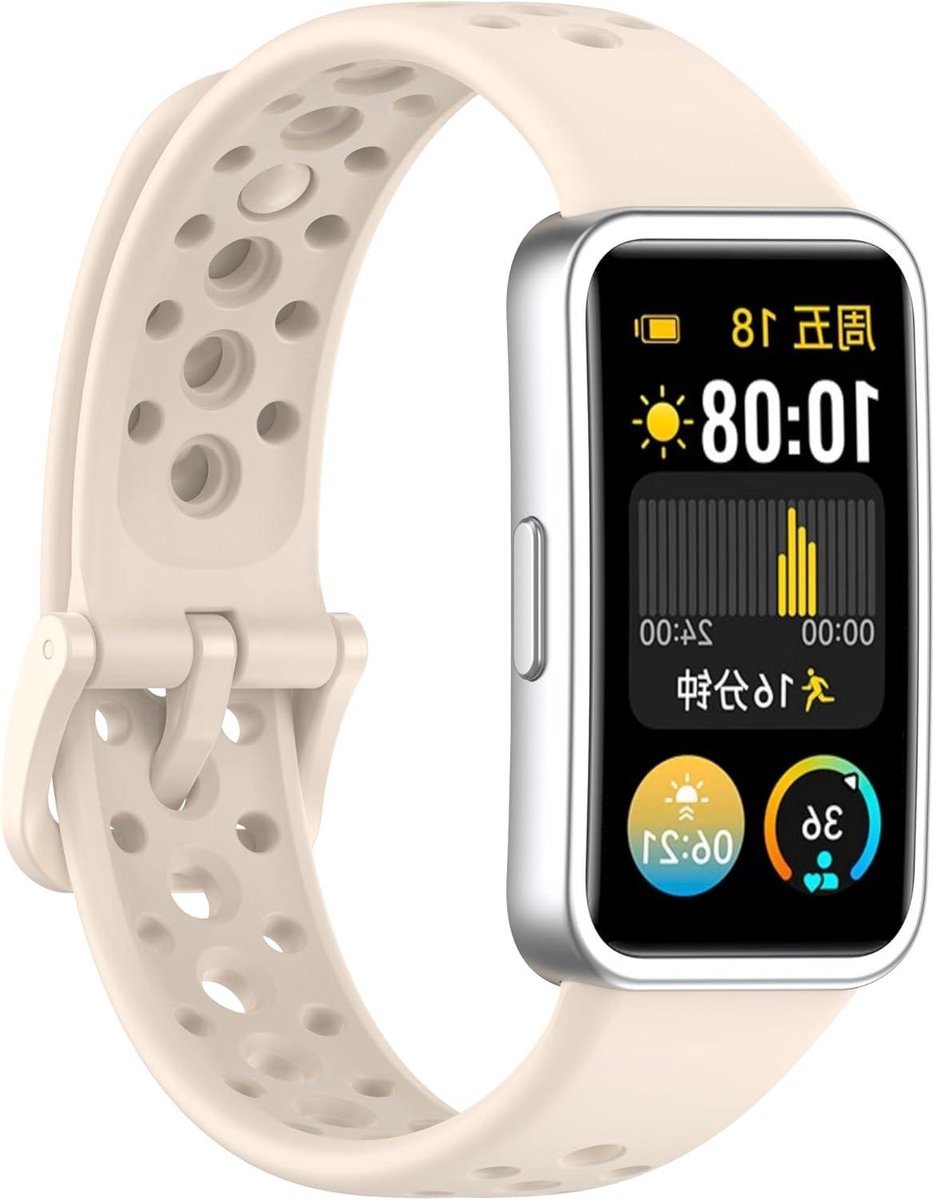 Siliconen Band - Polsband Horloge - Smartwatch Personaliseren - Volledig Beschermend Ontwerp - 130mm-216mm - Zwart