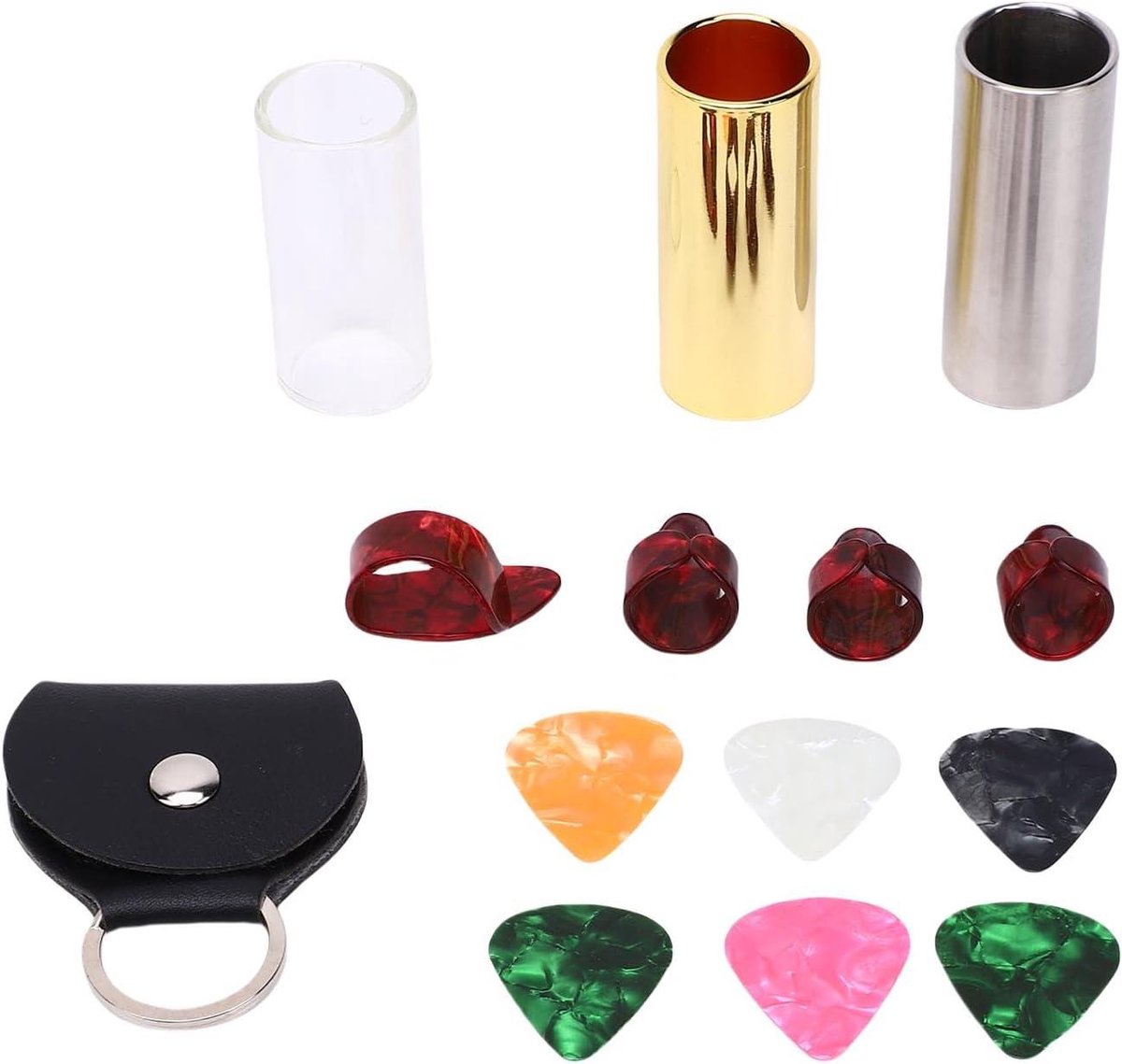 Gitaar Slide Pick Set - Slide Picks Gitaar - Muziek Maken - 3 Soorten Slides
