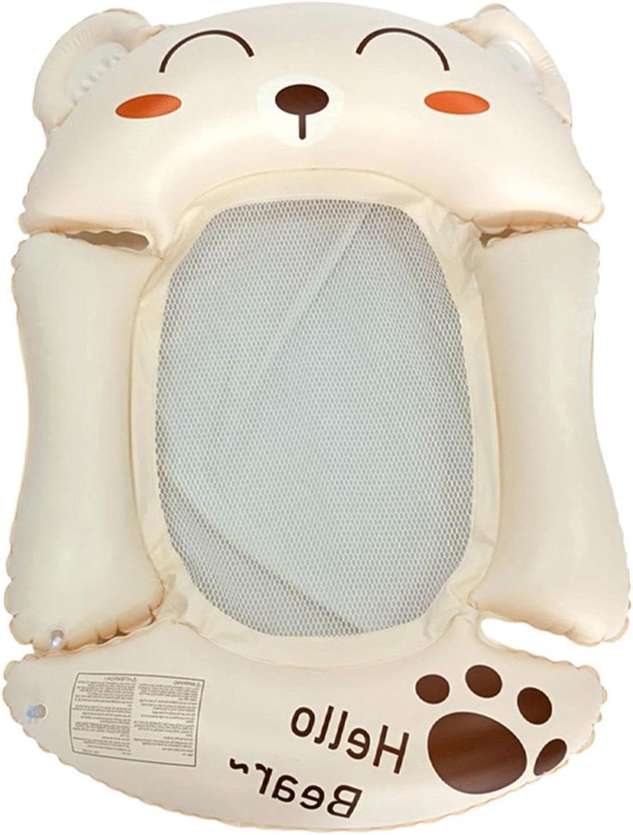Opblaasbare Zwemband – Water Float Zwembaddrijver – Waterpret – Opvouwbaar Ontwerp – 120x125x20cm – Kaki beer Opblaasbare Zwemband – Water Float Zwembaddrijver – Waterpret – Opvouwbaar Ontwerp – 120x125x20cm – Kaki beer