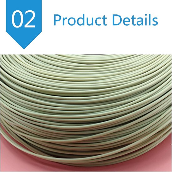 Kunststof Lasstaven - PP Lasstaven - Kunststof Reparatie - Hoge Lassterkte - 1 kg - Wit — afbeelding 2