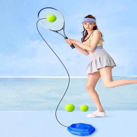 Tennis Rebound Trainer - Tennis Oefen Set - Swing Oefenen - Elastisch Rebound Koord - 20x21x5 cm - Niet gespecificeerd — afbeelding 4