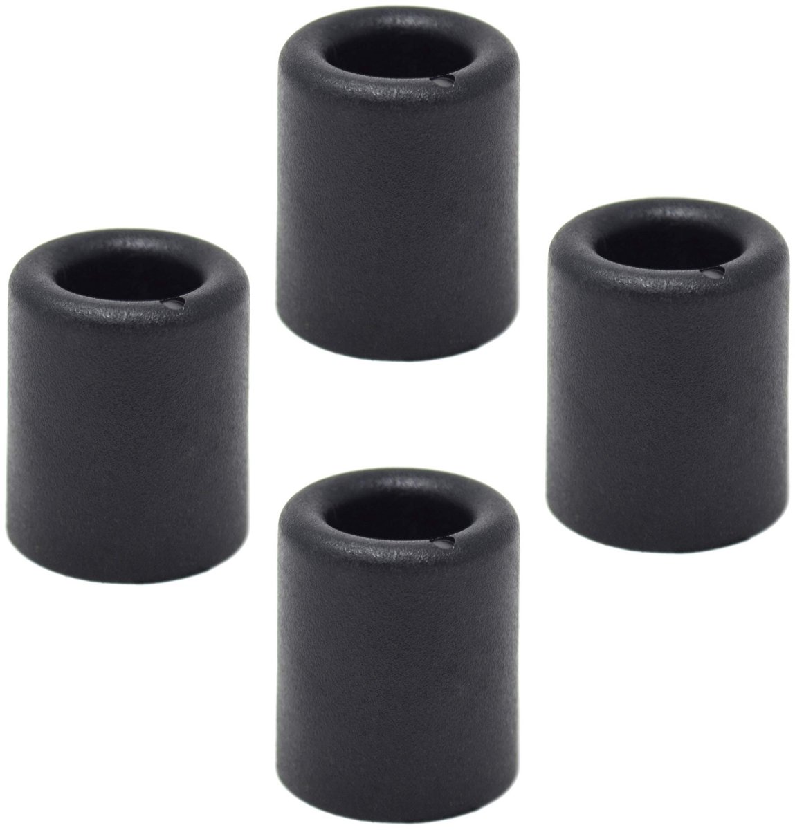 Dailygoody - Deurbuffer - Wandbuffer - Vermijd deuken - Zwart - PVC - 4 stuks - Geschikt voor alle deuren