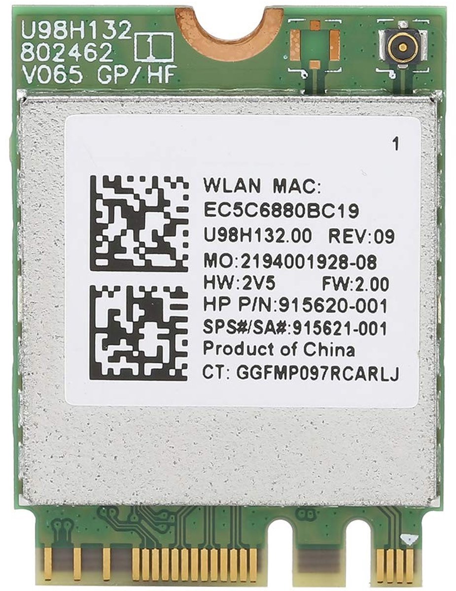Dailygoody - Draadloze Netwerkkaart - AC Netwerk - M.2 Interface - Voor Laptop en Desktop - Bluetooth 4.2 - Snelle Internetverbinding - Geschikt voor ..