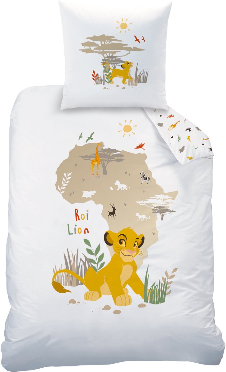 Disney The Lion King Dekbedovertrek Brousse - Eenpersoons - 140 x 200 cm - Katoen