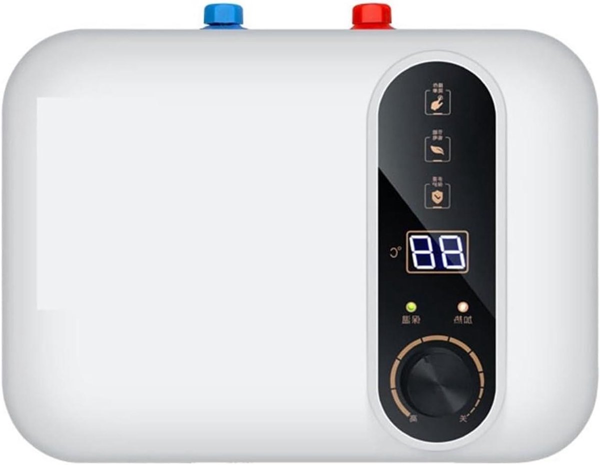 Tankloze Waterverwarmer - Elektrische Boiler - Direct Warm Water - Snelle Verwarming - 10L - Wit
