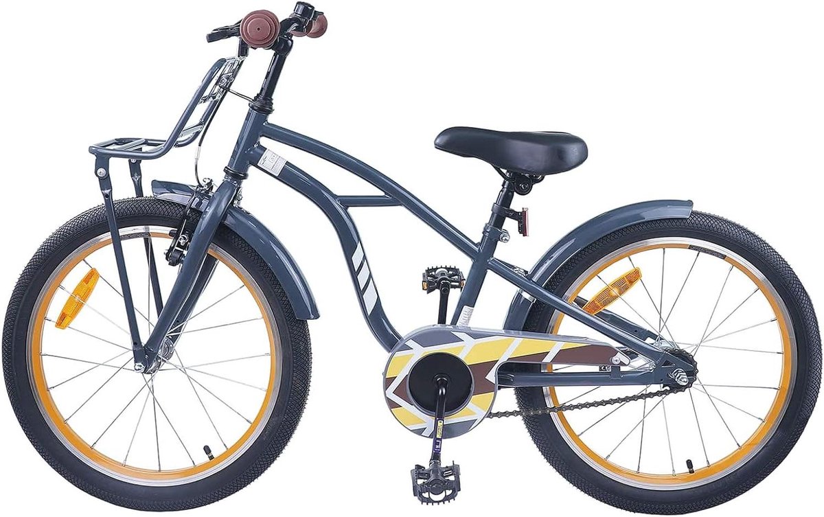 Kinderfiets 18 Inch Jeugd Fiets Tweewieler Veilig Fietsen Buiten Duurzaam Stalen Frame