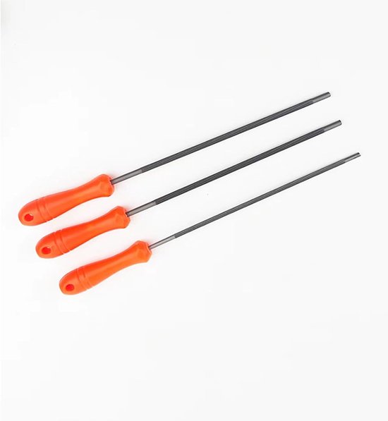 Kettingzaag Vijl - Slijpvijl Kettingzaag - Ketting Onderhouden - Antislip Handvat - 4.8mm - Grijs — afbeelding 4