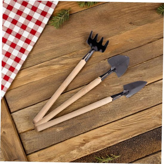 Mini Tuingereedschap Set - Tuinaccessoires Binnen - Planten Verpotten - Complete Mini Set - 21 cm - Multi van MINI — afbeelding 5