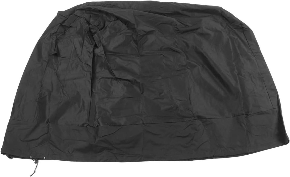 Afdekking Haardhoutrek - Houtopslaghoes Beschermhoes - Hout Droog Houden - Meervoudige Bescherming - 122 x 61 x 107 cm - Zwart