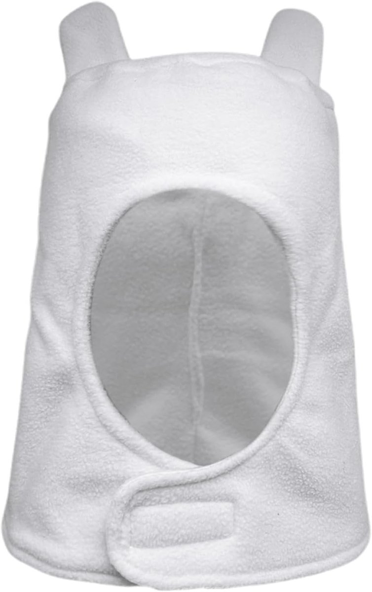 Witte Pluche Hoed voor Mannen, Anime Hoed voor Cosplay, Avontuurlijke Halloween Kostuum Accessoire, Grappige Hoed voor Feestdagen en Themafeestjes
