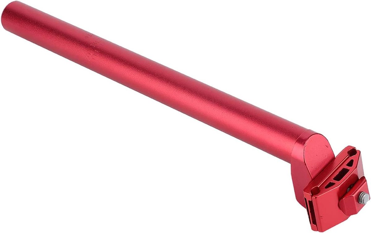 Fiets Zadelpen - Zadelbuis Zadelpen - Fietsen Comfort - Schokbestendig Ontwerp - 25.4 x 300 mm - Zilver