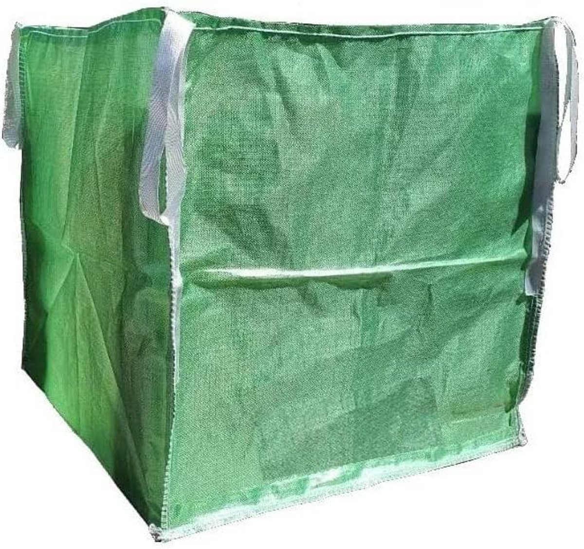 Big Bag - Afvalzak Opslagzak - Afval Verwerken - Gemaakt van gerecycled PET - 90 x 90 x 90 cm