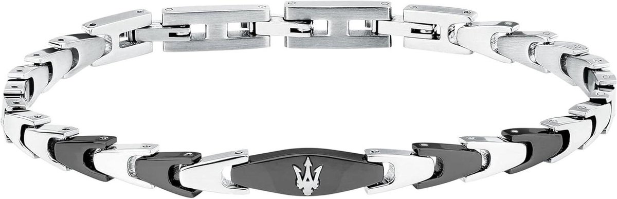 Herenarmband Staal - Armband Visgraat - Dagelijks Dragen - Iconic Collectie - 185 cm - Zilverkleurig