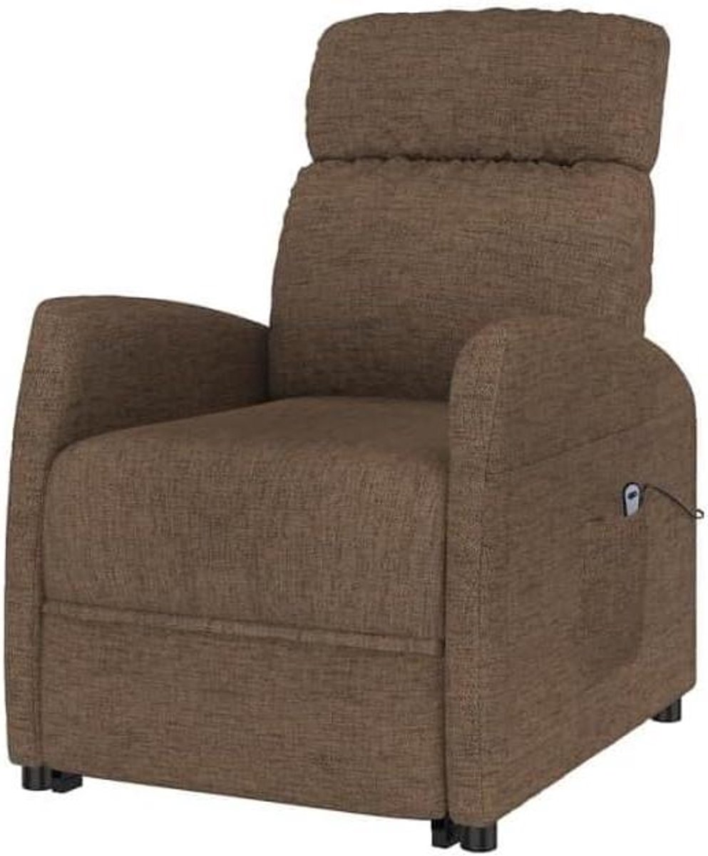 Opstaande stoel - Sta-op stoel relaxfauteuil - Comfortabel zitten - Elektrische opstahulp - 65 x 97 x 1045 cm - Bruin