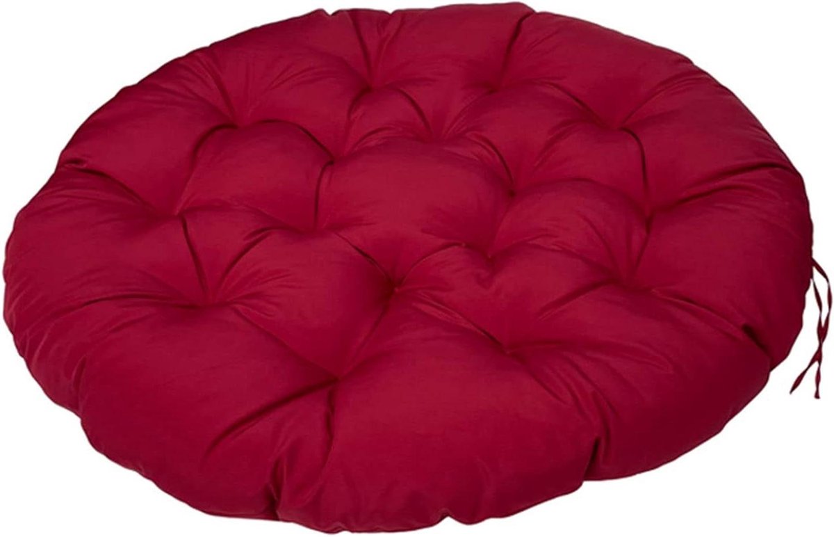 Rond Kussen - Zitkussen Stoelkussen - Ontspannen Buiten - Waterdicht Polyrotan - 170x120cm - Grijs