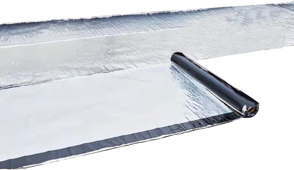 Aluminiumfolie Tape - Dakreparatie Tape - Lekkages Afdichten - Zelfklevend Waterdicht - Aanpasbare Maat - Grijs