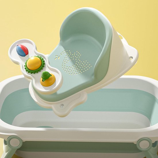 Badzitje Kinderen - Douchezitje Baby - Veilig Baden - Antislip Zuignappen - 41x28x19 cm - Wit — afbeelding 4