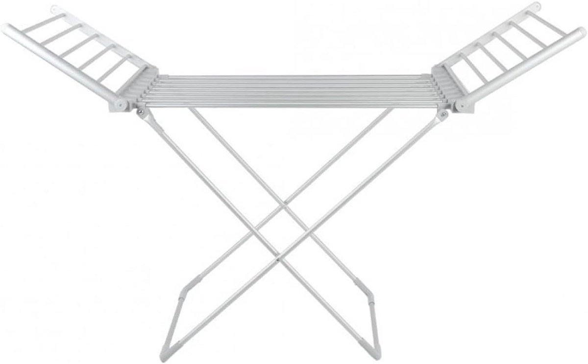 Elektrisch Droogrek Wasdroger Hanger Kleding Drogen Constante Temperatuur 110 x 55 x 6 cm Wit