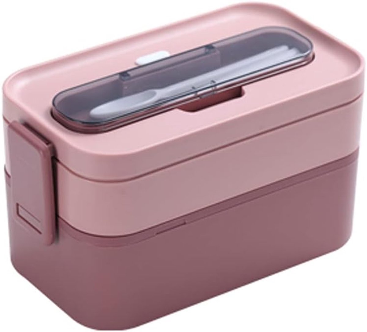 VHV - Bento Box 1650ml - Lunchbox met Vakken - Inclusief Isolerende Lunchtas & Bestek - Lekvrije Broodtrommel voor Werk, School en Picknick - Magnetronbestendig