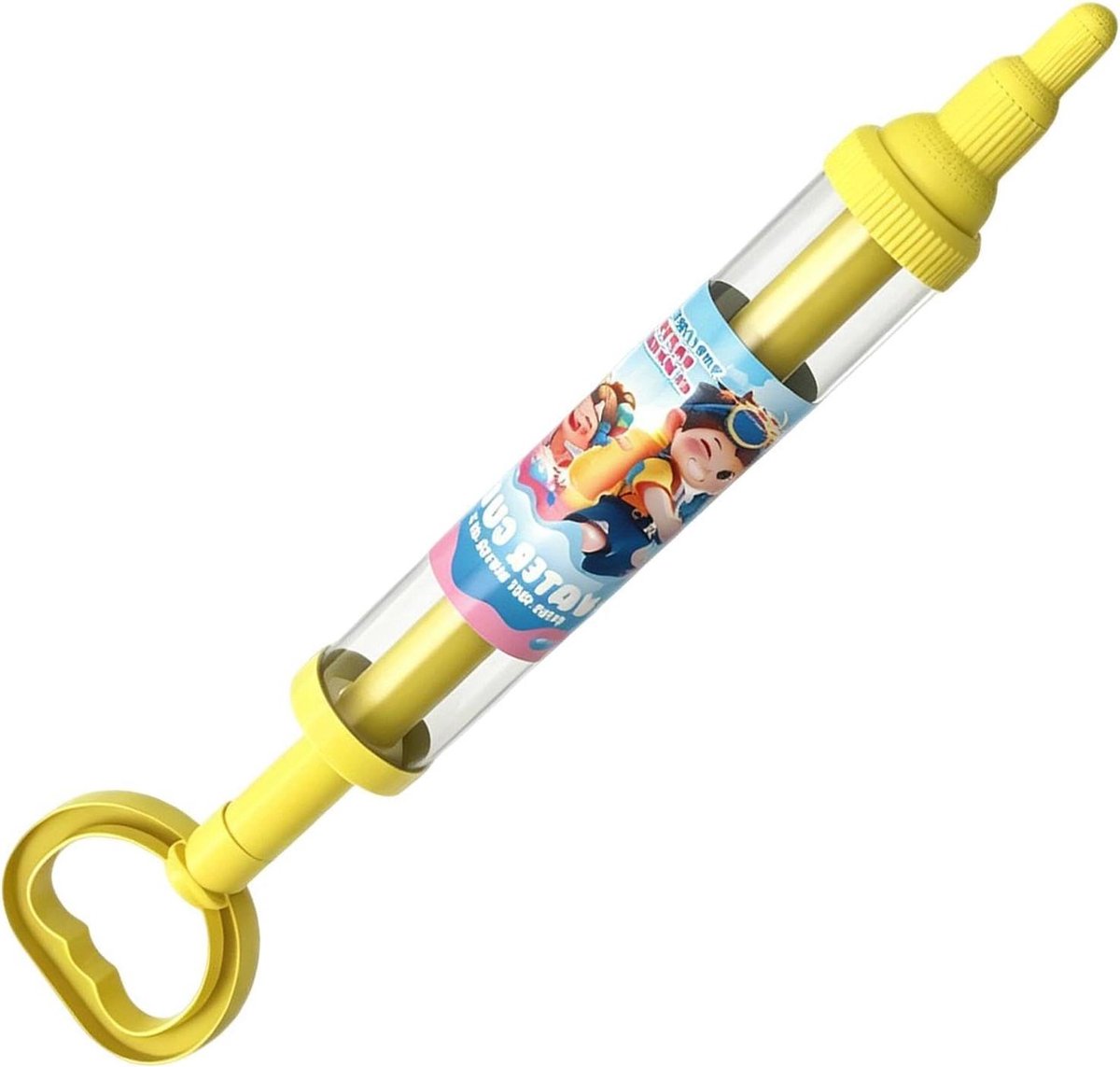 Watersproeier Speelgoed - Waterpistool Zwembad - Buitenspelen - Afneembaar Mondstuk - 46 cm - Geel